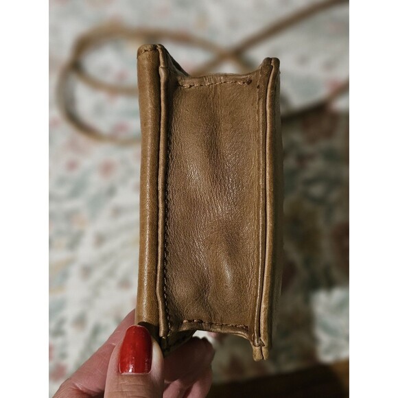 Fossil Brown Leather Crossbody Wallet Clutch Soft Glove Tanned Leather Vintage - Picture 10 of 16
